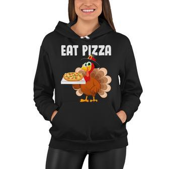 Turkey Eat Pizza Funny Tshirt Women Hoodie - Monsterry CA