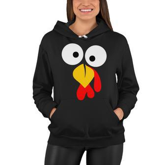 Turkey Face Funny Thanksgiving Day Tshirt Women Hoodie - Monsterry