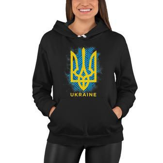 Ukraine Flag Symbol Tshirt Women Hoodie - Monsterry UK