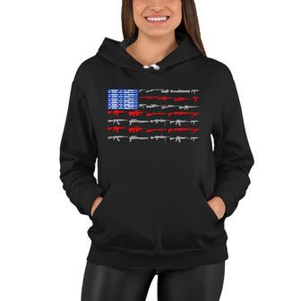 Usa Flag 2Nd Amendment Gun Flag Rights Tshirt Women Hoodie - Monsterry