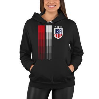Usa Womens Soccer Tshirt Women Hoodie - Monsterry