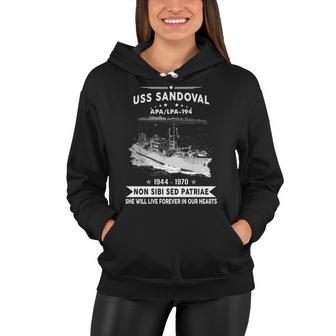 Uss Sandoval Apa Women Hoodie - Monsterry