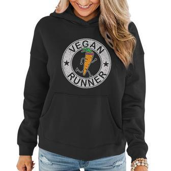 Vegan Runner Plant Powered Athlete Gift Women Hoodie Graphic Print Hooded Sweatshirt - Thegiftio UK