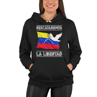 Venezuela Freedom Democracy Guaido La Libertad Women Hoodie | Mazezy