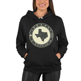 Vintage Austin Texas Logo Tshirt Women Hoodie - Monsterry