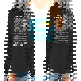 Vintage Honolulu Hawaii Summer Women Hoodie - Thegiftio