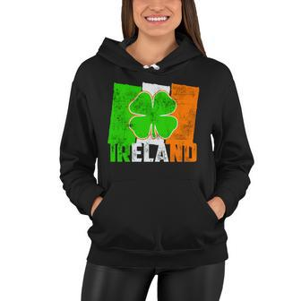 Vintage Ireland Irish Flag St Patricks Day Women Hoodie - Thegiftio UK