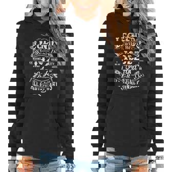 Vintage Scroll Legends Were Born In 1922 Aged Perfectly 100Th Birthday Women Hoodie - Thegiftio UK