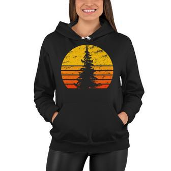 Vintage Sunset Tree Tshirt Women Hoodie - Monsterry CA