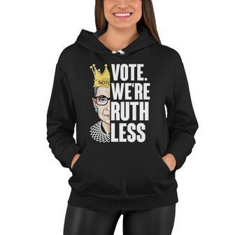 Vote Were Ruthless Rgb Feminist Pro Choice Women Hoodie - Monsterry