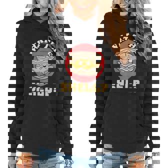 What The Shell Funny Dress Clam Pun Oyster Shucking Women Hoodie - Thegiftio