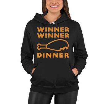 Winner Winner Chicken Dinner Funny Gaming Women Hoodie - Monsterry