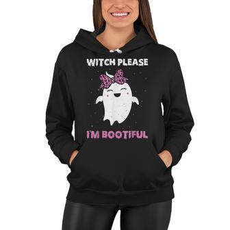 Witch Please Im Bootiful Halloween Boo Squad Witch Lovers Women Hoodie - Seseable