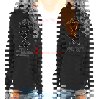 With All My Heart Melanoma Awareness Graphic Design Printed Casual Daily Basic Women Hoodie - Thegiftio