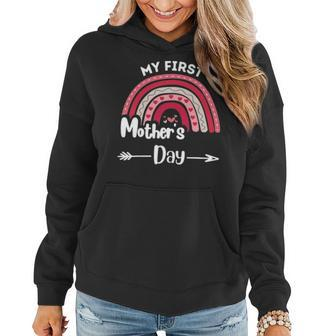 Womens 1St Mothers Day As Mom New Mommy 2022 First Mothers Day Women Hoodie - Thegiftio UK
