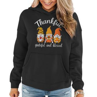 Womens Thankful Grateful Blessed Shirt For Women Halloween Pumpkin Women Hoodie Graphic Print Hooded Sweatshirt - Thegiftio UK