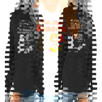 Womens Tis The Season Retro Vintage Funny Halloween Party Costume Women Hoodie - Thegiftio UK