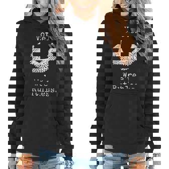 Womens Vote We Are Ruthless Womens Rights Women Hoodie Graphic Print Hooded Sweatshirt - Thegiftio UK