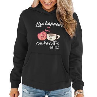 Womens Womens Cafe Conchas Funny Cute Spanish Pun Coffee Graphic Design Printed Casual Daily Basic Women Hoodie - Thegiftio UK