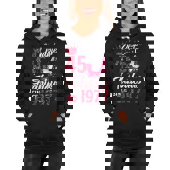 Womens Womens Chapter 45 Fabulous Since 1977 45Th Birthday Queen Women Hoodie - Seseable