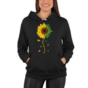 You Are My Sunshine Weed Sunflower Marijuana Tshirt Women Hoodie - Monsterry UK