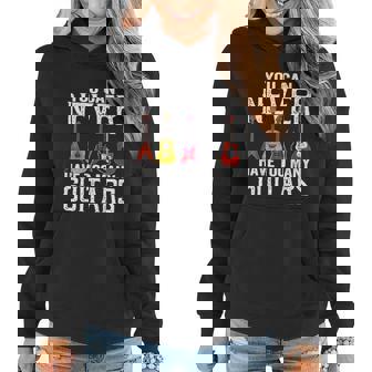You Can Never Have Too Many Guitars Guitar Player Guitarist Graphic Design Printed Casual Daily Basic Women Hoodie - Thegiftio