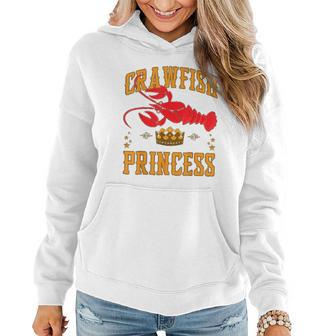 Crawfish Princess Boil Party Festival Women Hoodie Graphic Print Hooded Sweatshirt - Thegiftio UK