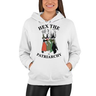 Feminist Witch Hex The Patriarchy Witches Vibes V3 Women Hoodie - Seseable