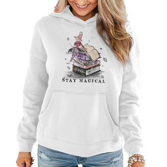 Hallowen Be Magical Witch Stay Magical Women Hoodie Graphic Print Hooded Sweatshirt - Seseable