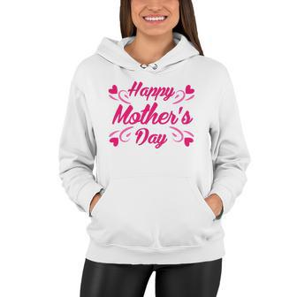 Happy Mothers Day Hearts Gift Tshirt Women Hoodie - Monsterry UK