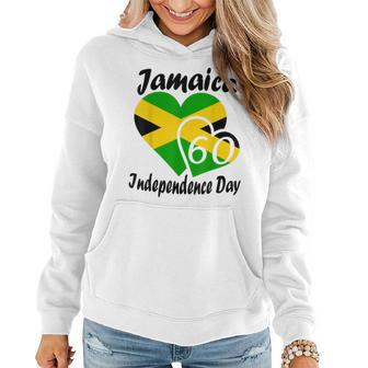 Jamaica 60 Independence Day 1962-2022 Heritage Roots Flag Women Hoodie - Thegiftio UK