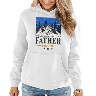 Mens Its Not A Dad Bod Its A Father Figure Beers Fathers Women Hoodie Graphic Print Hooded Sweatshirt - Thegiftio UK