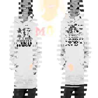 Mom 1St First Birthday Cowboy Western Rodeo Party Matching Women Hoodie - Thegiftio