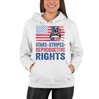 Patriotic 4Th Of July Stars Stripes Reproductive Right V2 Women Hoodie - Seseable