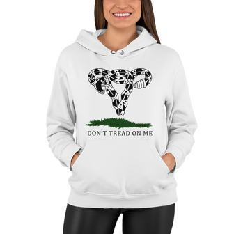 Pro Choice Pro Abortion Don’T Tread On Me Uterus Reproductive Rights Women Hoodie - Monsterry CA