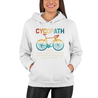 Vintage Bicycle Cycopath Gift For Cyclists Women Hoodie - Monsterry