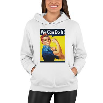 We Can Do It Rosie The Riveter Feminist Women Hoodie - Monsterry DE