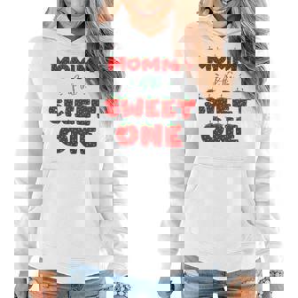 Womens Mommy Of The Sweet One Strawberry Birthday Berry First 1St Women Hoodie - Thegiftio