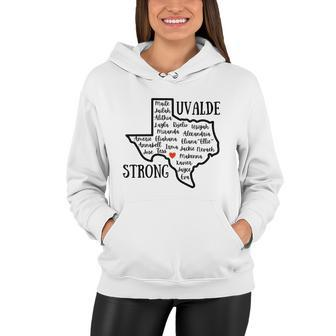 Uvalde Strong Remember The Victims Women Hoodie - Monsterry