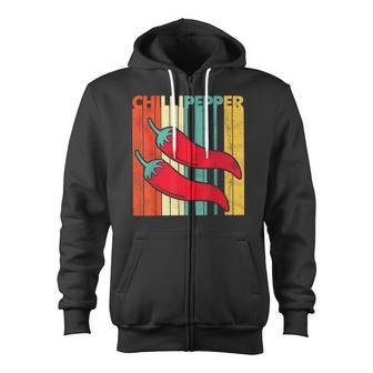 Red Chili-Peppers Red Hot Vintage Chili-Peppers Zip Up Hoodie - Thegiftio UK