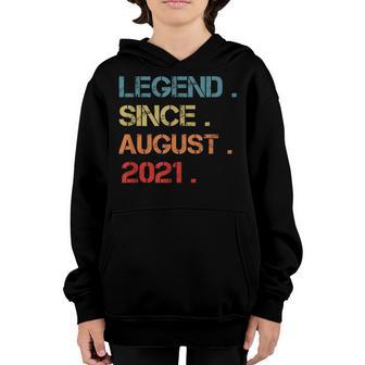 1 Years Old Gifts Awesome Since August 2021 1St Birthday Youth Hoodie - Thegiftio UK