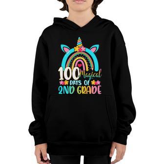 100 Magical Days Of 2Nd Grade Back To School Youth Hoodie - Thegiftio UK