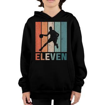 11 Years Old 11Th Birthday Basketball Gift For Boys Party V4 Youth Hoodie - Thegiftio UK