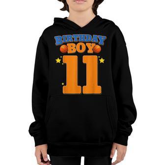 11 Years Old 11Th Birthday Basketball Gift For Boys Party V6 Youth Hoodie - Thegiftio UK