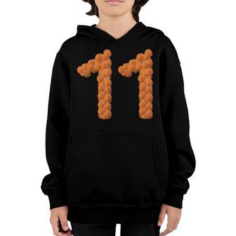 11 Years Old 11Th Birthday Basketball Gift For Boys Party V7 Youth Hoodie - Thegiftio UK