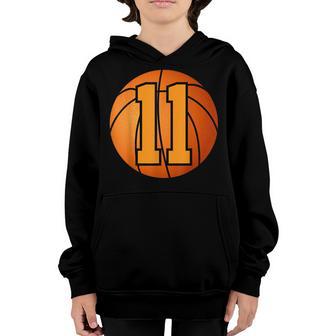 11 Years Old 11Th Birthday Basketball Gift For Boys Party V8 Youth Hoodie - Thegiftio UK