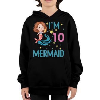 11Th Birthday Gifts Girl Mermaid Is 11 Years Old Birthday V2 Youth Hoodie - Thegiftio UK