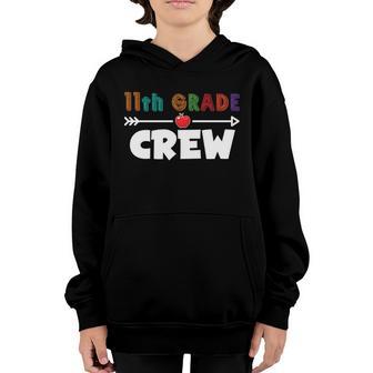 11Th Grade Crew Teacher School Back To School Graphic Design Printed Casual Daily Basic Youth Hoodie - Thegiftio UK