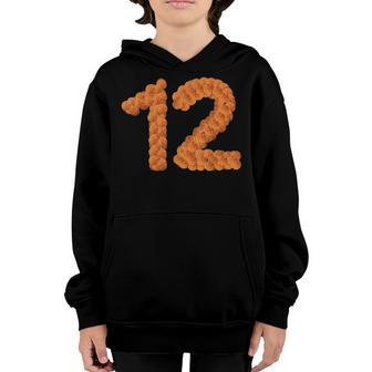 12 Years Old 12Th Birthday Basketball Gift For Boys Party V6 Youth Hoodie - Thegiftio UK
