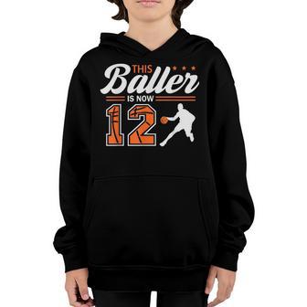 12 Years Old 12Th Birthday Basketball Gift For Boys Party V9 Youth Hoodie - Thegiftio UK